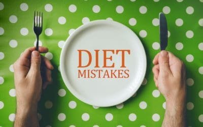 12 Biggest Diet Mistakes That Most Dieters Are Likely To Make 8 Diet mistakes concept, top view of dinning table